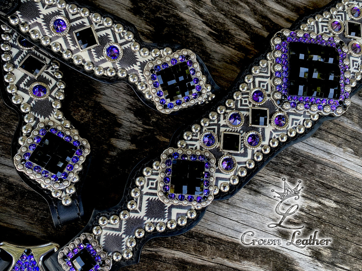 2014 Black, White & Purple Aztec Set image 1