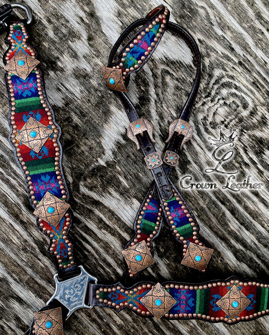 2014 Turquoise Multi Color Pendleton Wool Set image 0