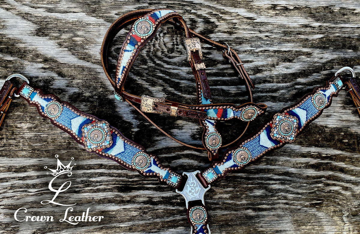 2014 Style Blue Pendleton Wool Set (One of a Kind) image 2