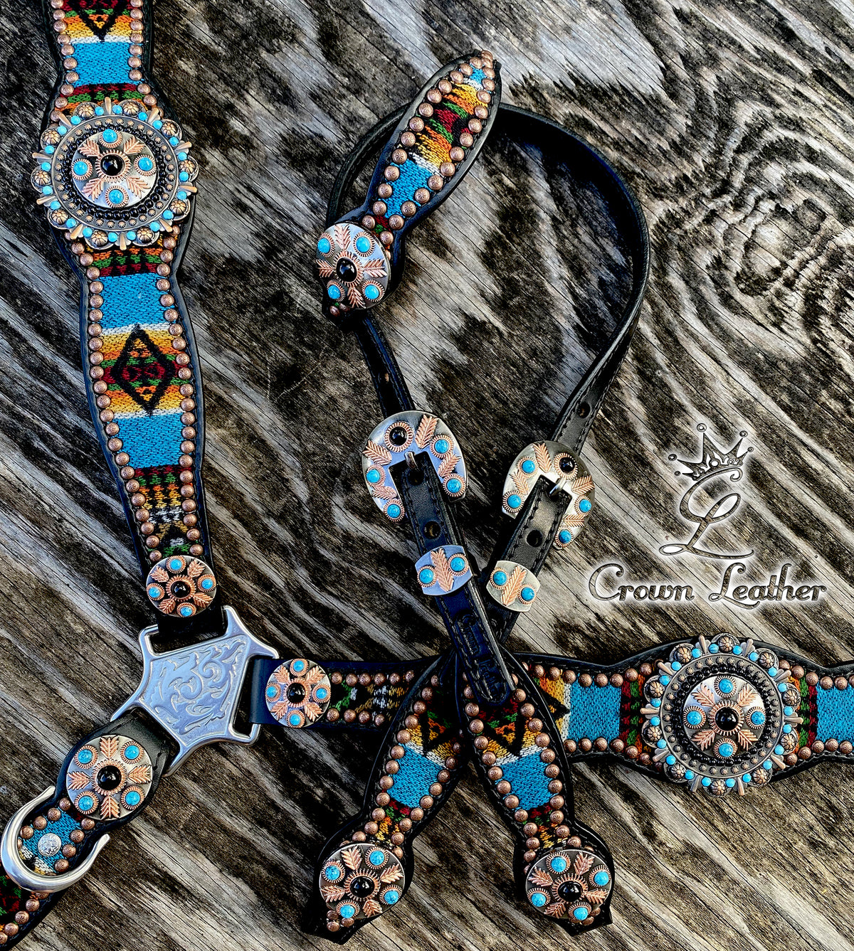 2014-1 Style Black & Blue Pendleton Set image 1