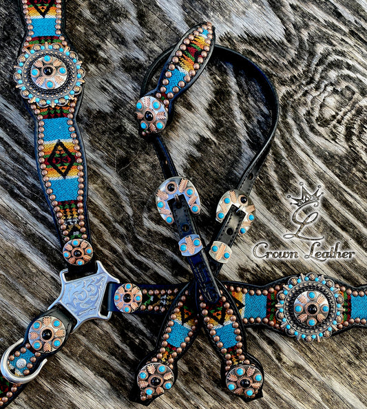 2014-1 Style Black & Blue Pendleton Set image 1