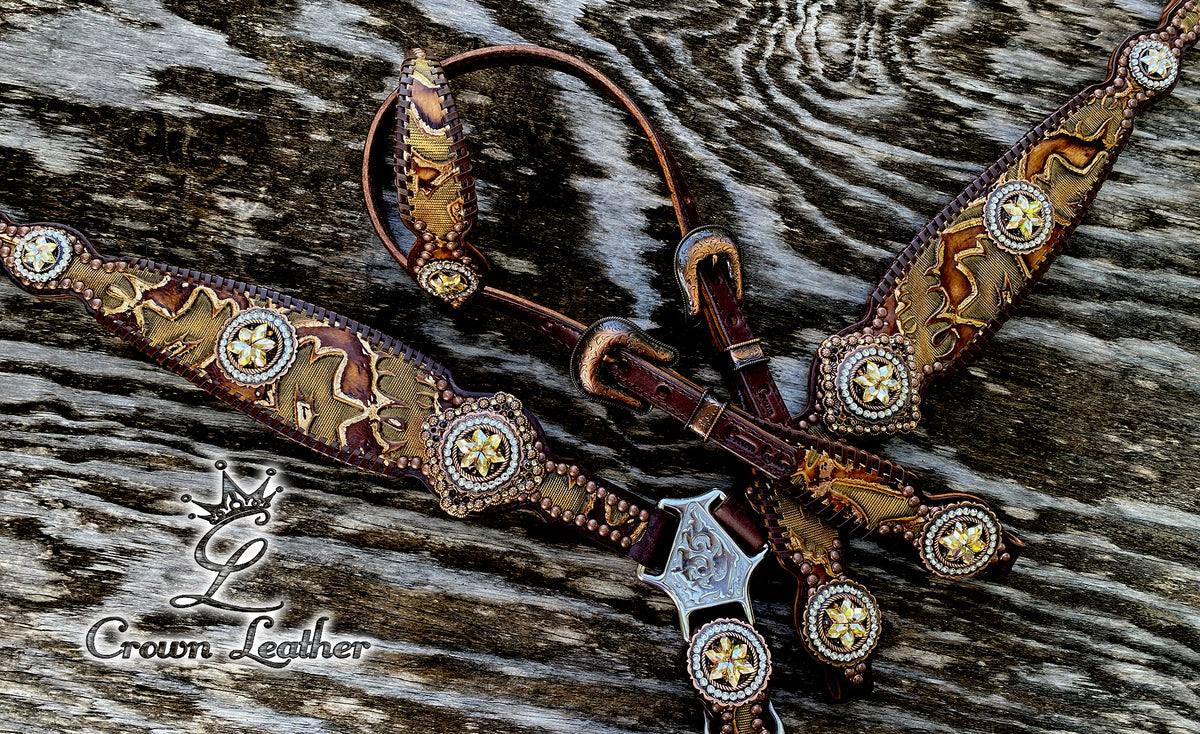 2012 Gilded Laredo Whipstitch Set ~ One of a Kind image 1