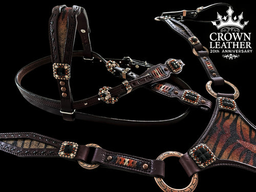 Tiger Stingray Buckstitch Tack Set image 2