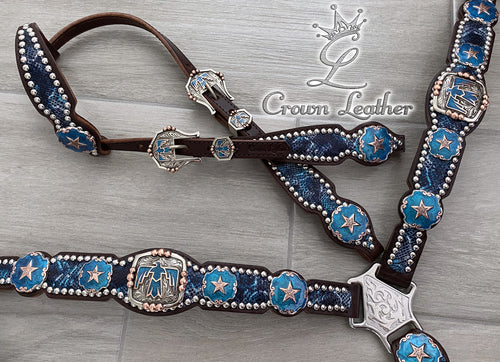 Blue & Turquoise Thunderbird Star Set image 3