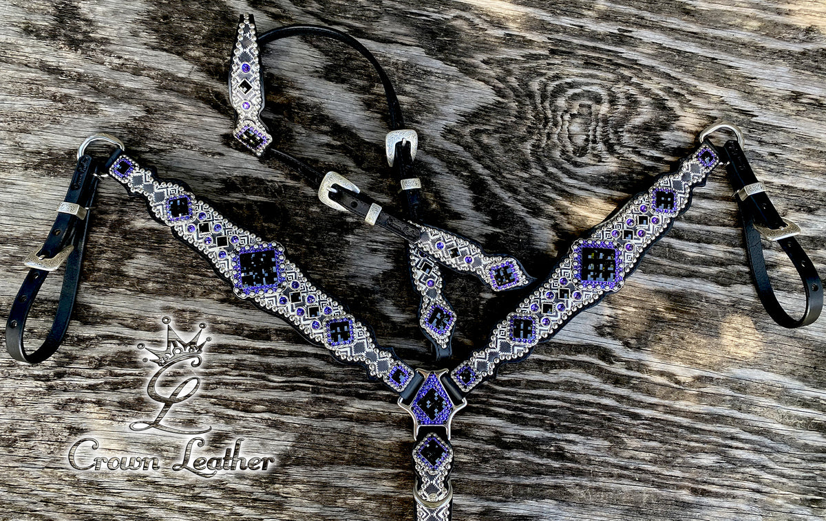 2014 Black, White & Purple Aztec Set image 4