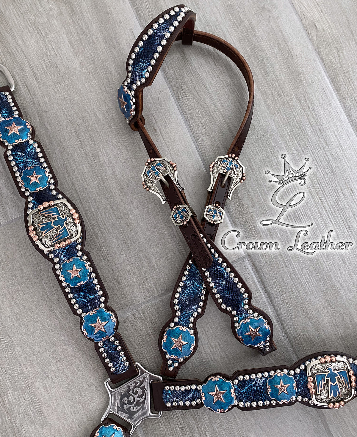 Blue & Turquoise Thunderbird Star Set image 1