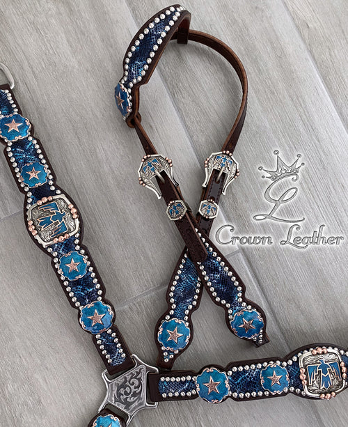 Blue & Turquoise Thunderbird Star Set image 1