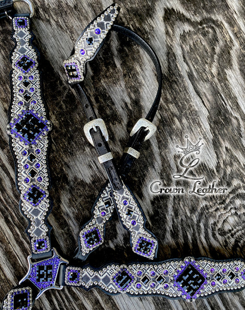 2014 Black, White & Purple Aztec Set image 3