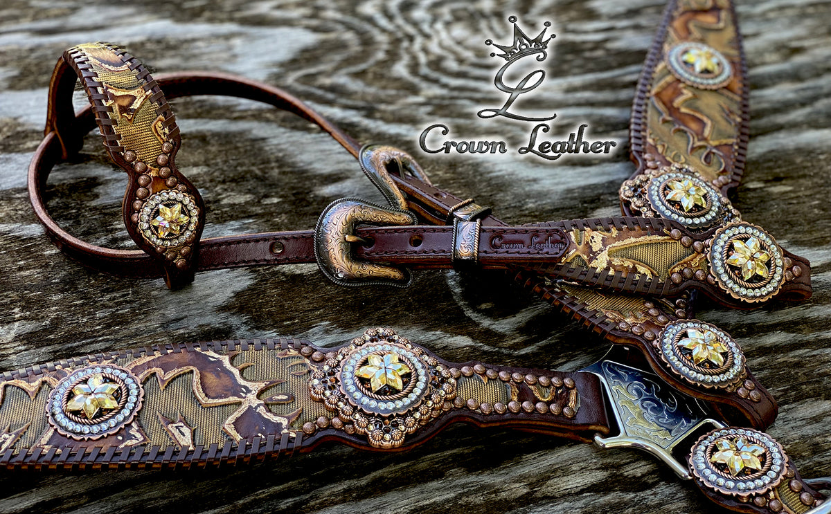 2012 Gilded Laredo Whipstitch Set ~ One of a Kind image 4