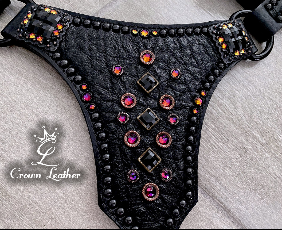 Black Volcano Crystal Tack Set image 4