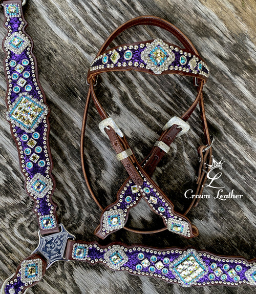 Purple Mystic Crystal Tack Set image 3