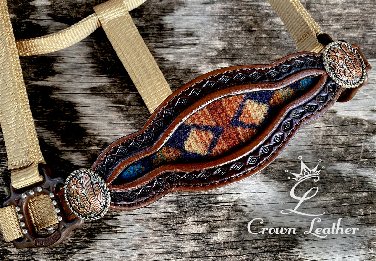 Navy Pendleton Wool Halter image 0