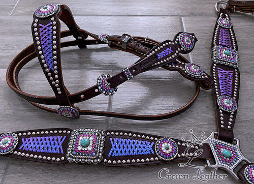 Sugar Plum Dreams Braided Crystal Tack Set image 0