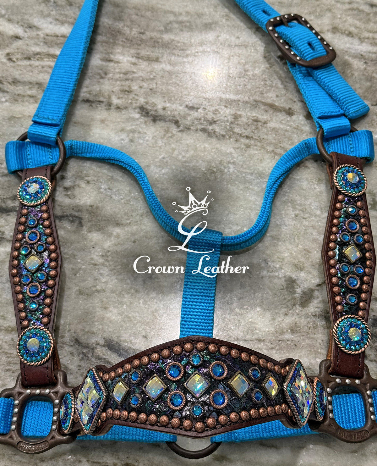 Bermuda Blue Crystal  Halter image 3