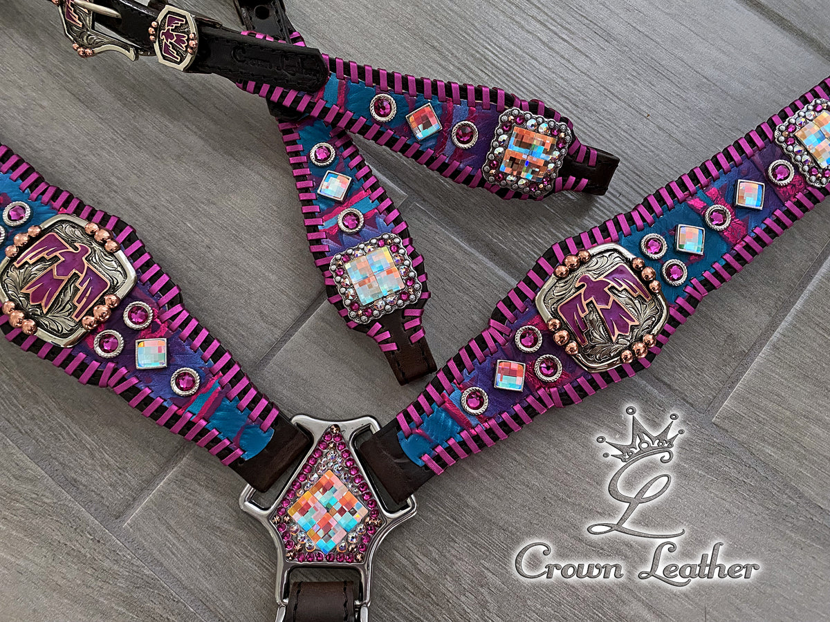 Aztec Fiesta Whipstitch Tack Set image 1