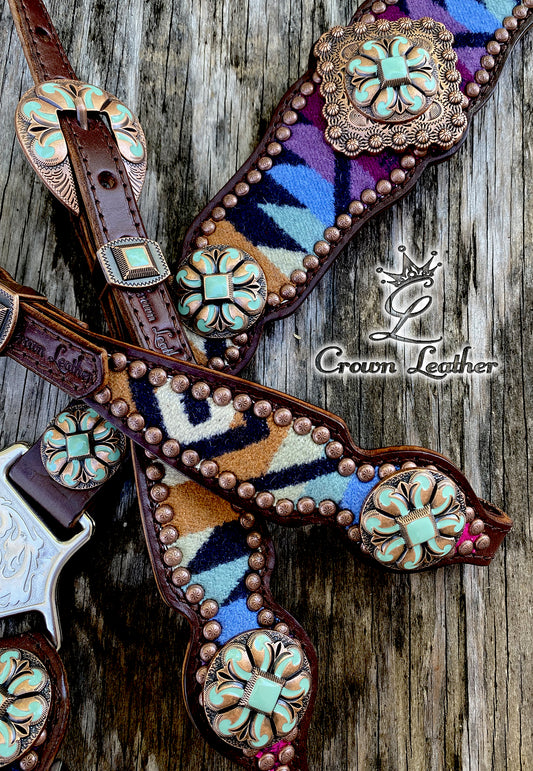 2014 Pendleton Wool Tack Set (One of a Kind) image 2