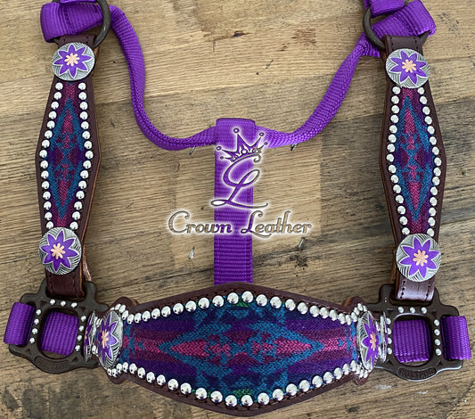 Purple Pendleton Wool Halter image 1