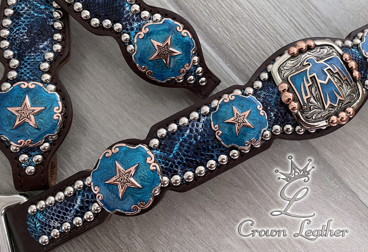Blue & Turquoise Thunderbird Star Set image 0