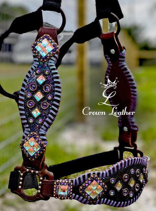 Pandora Whipstitch Crystal Halter image 2