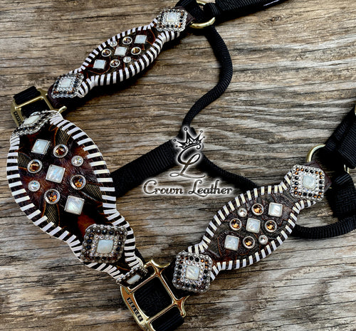 2016 Style Mother of Pearl Whipstitch Halter image 0