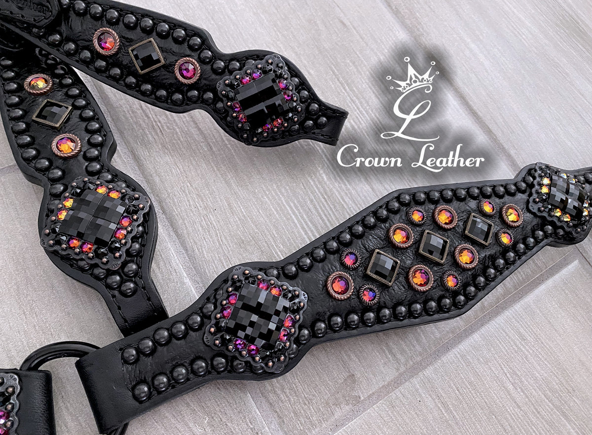 Black Volcano Crystal Tack Set image 3