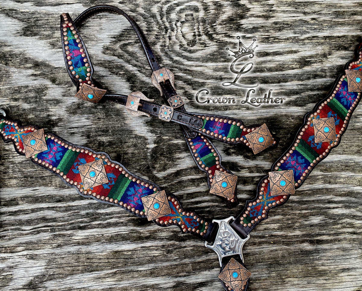 2014 Turquoise Multi Color Pendleton Wool Set image 2