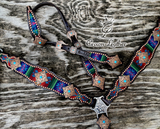 2014 Turquoise Multi Color Pendleton Wool Set image 2