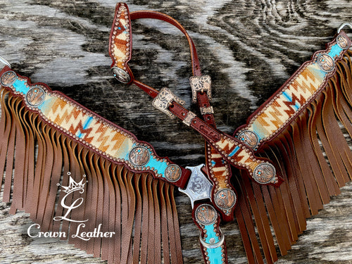 2012 Turquoise Croc & Pendleton Set image 2