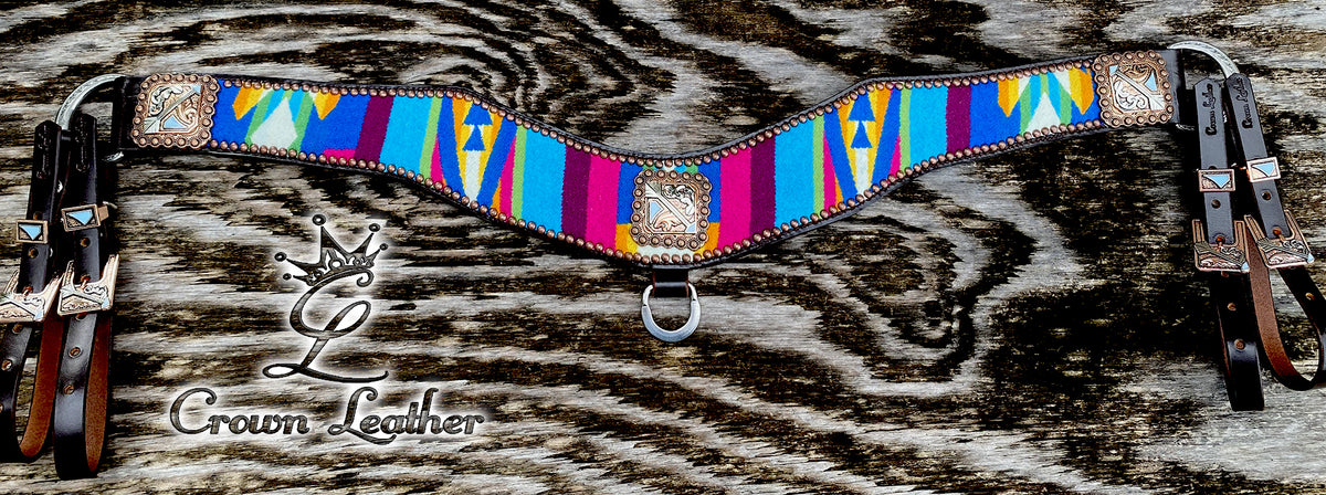 Pendleton Wool Tripping Collar with Arrowhead Hardware image 2
