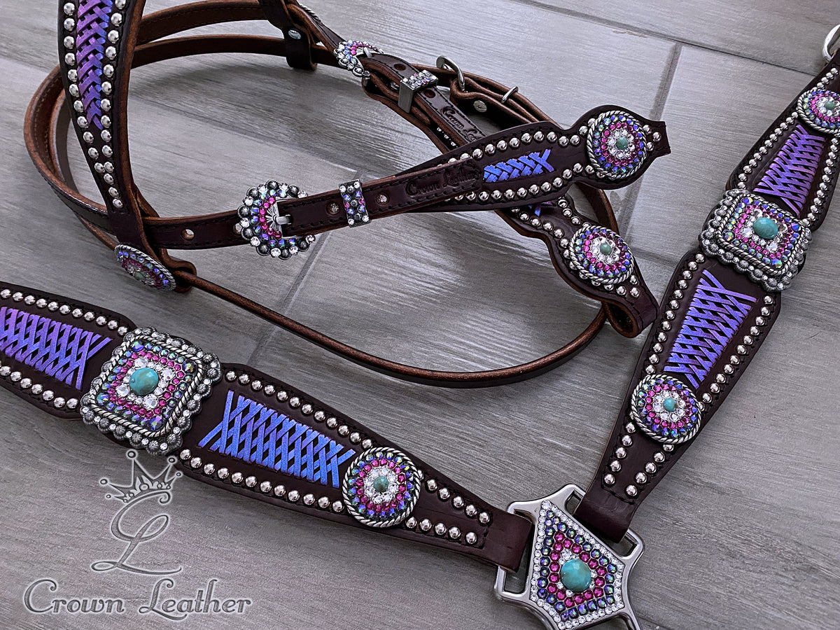 Sugar Plum Dreams Braided Crystal Tack Set image 5