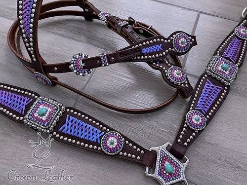 Sugar Plum Dreams Braided Crystal Tack Set image 5