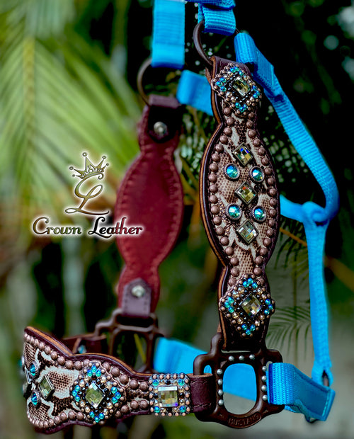 2016 Style Chocolate Bronze Aqua Halter image 0