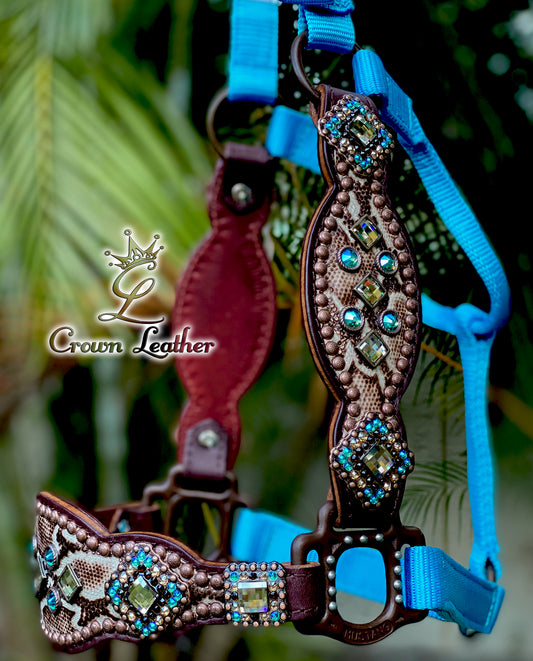 2016 Style Chocolate Bronze Aqua Halter image 0