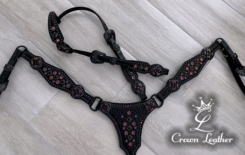 Black Volcano Crystal Tack Set image 2