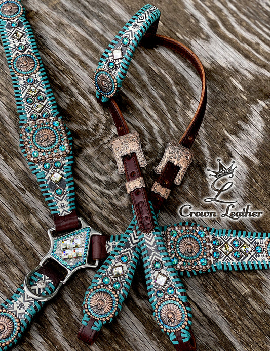 2020 Aztec Set with Turquoise ~ One of a Kind image 1