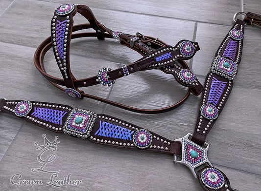 Sugar Plum Dreams Braided Crystal Tack Set image 3