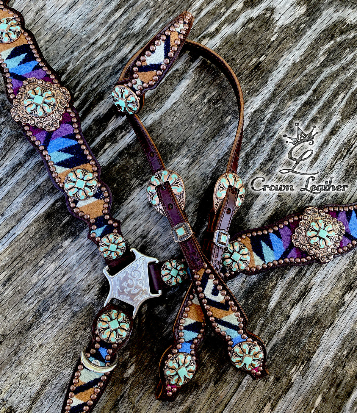 2014 Pendleton Wool Tack Set (One of a Kind) image 1