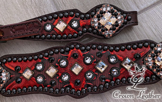 Red Bronze Laredo Wicked Classy Tack Set image 1