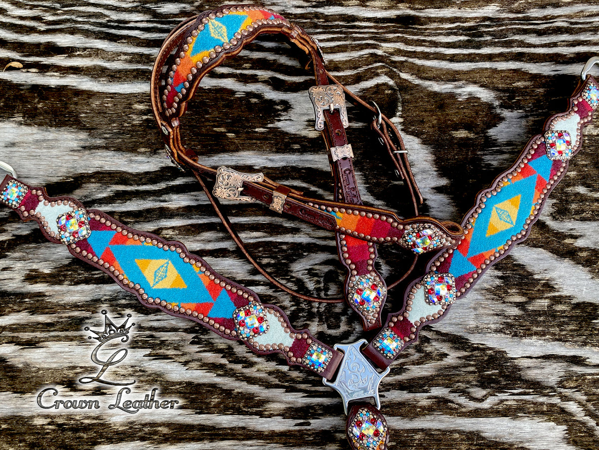 2014 Aztec Pendleton with Crystal Conchos (One of a Kind) image 0