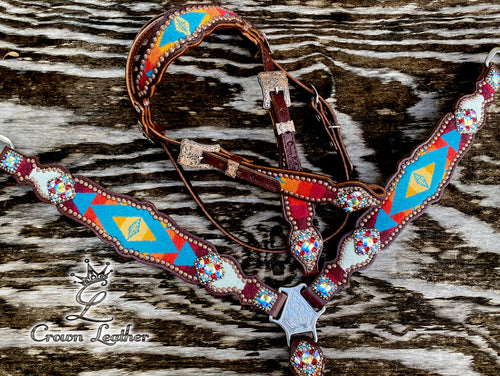 2014 Aztec Pendleton with Crystal Conchos (One of a Kind) image 0
