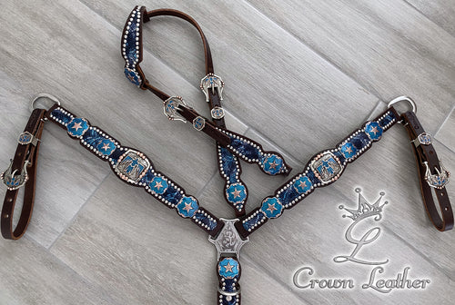 Blue & Turquoise Thunderbird Star Set image 2