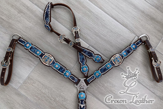 Blue & Turquoise Thunderbird Star Set image 2