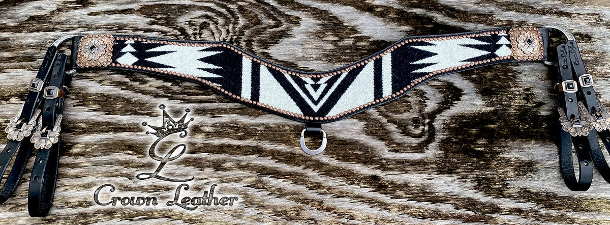 Black Leather Pendleton Tripping Collar image 1