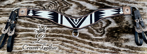 Black Leather Pendleton Tripping Collar image 1