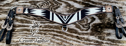 Black Leather Pendleton Tripping Collar image 1