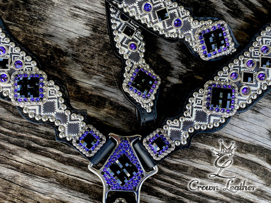 2014 Black, White & Purple Aztec Set image 2