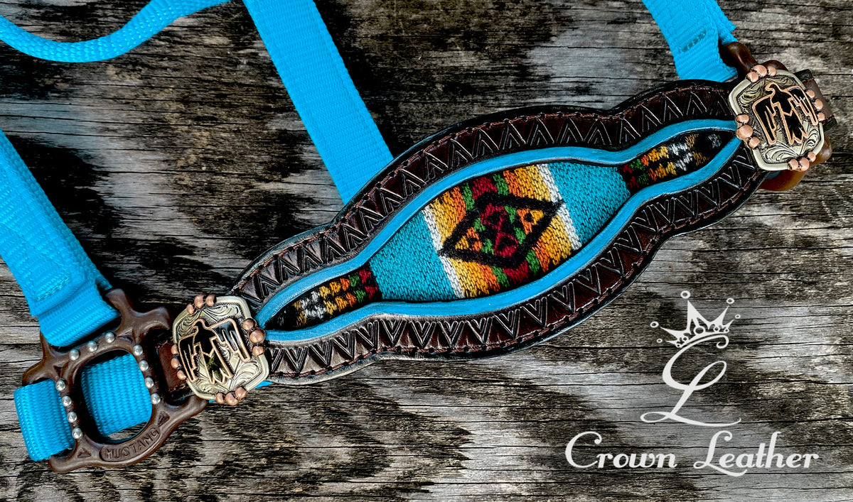 Hurricane Blue Pendleton Halter image 0