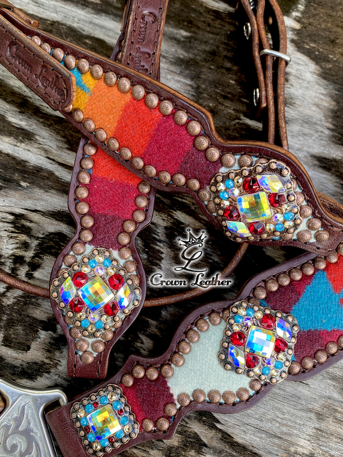 2014 Aztec Pendleton with Crystal Conchos (One of a Kind) image 2