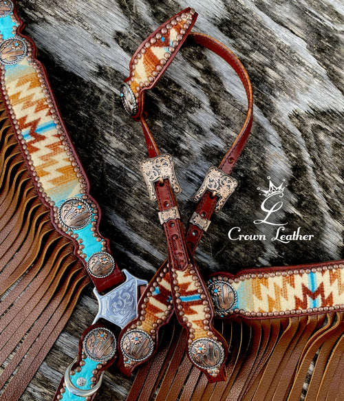 2012 Turquoise Croc & Pendleton Set image 0