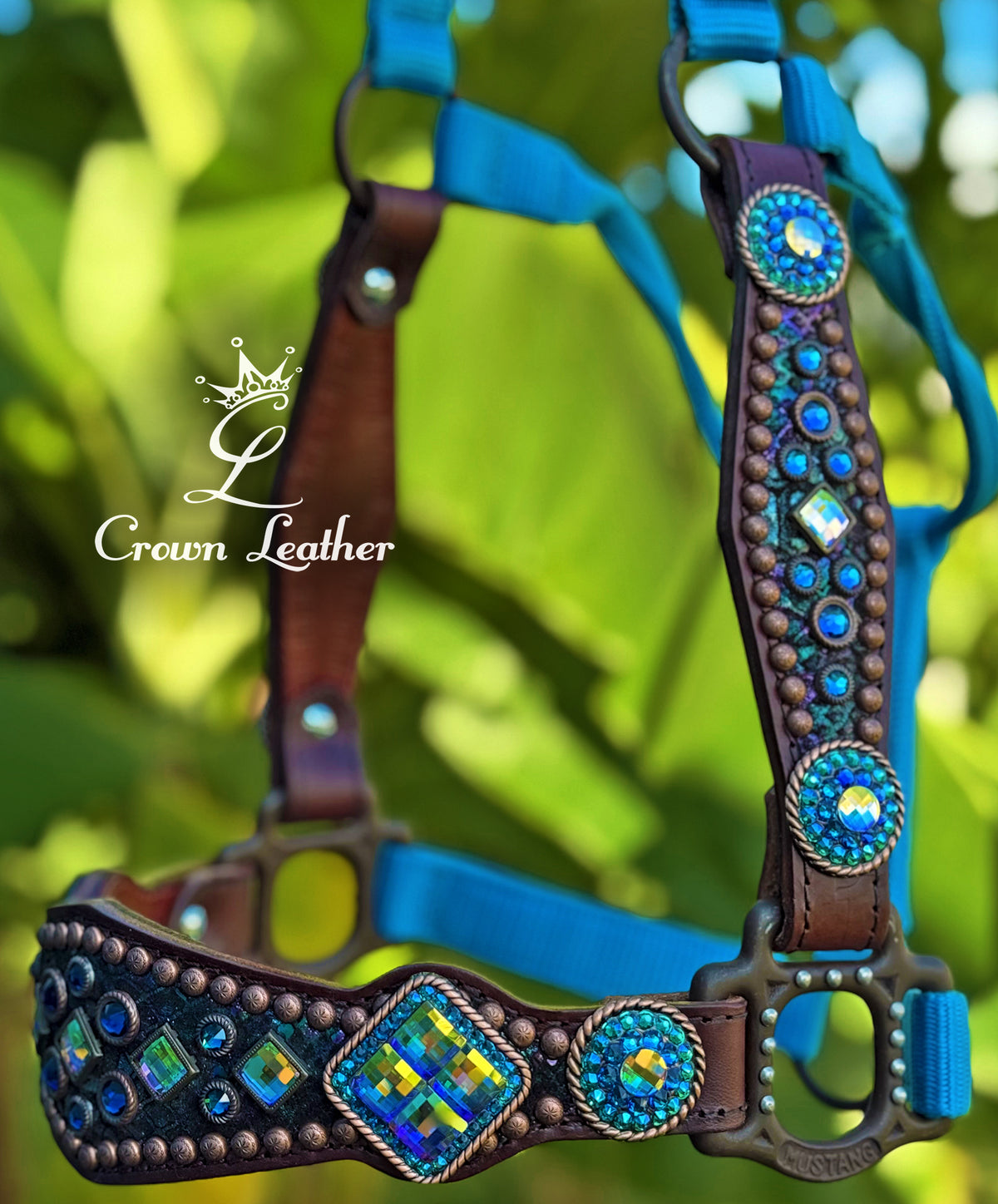 Bermuda Blue Crystal  Halter image 2